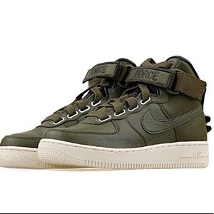 Nike Air Force high utility olive